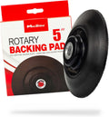 Maxshine 5” Universal Rotary Backing Pad – 125mm Hook & Loop Polishing Plate with 5/8” Thread – Professional Car Detailing Accessory for Sanding, Buffing, Polishing, Paint Correction & Glossy Finish