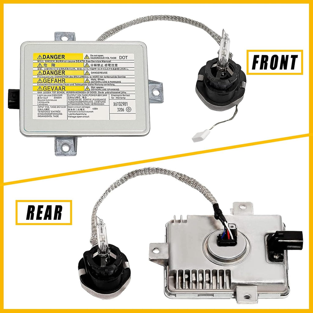 Boine Xenon HID Headlight Ballast with Igniter, D2S Bulb Assembly Module Compatible with 2002-2005 Acura TL / TSX/ TL Type-S, 04-06 Mazda 3, 04-09 Honda S2000 Replaces W3T10471 X6T02971