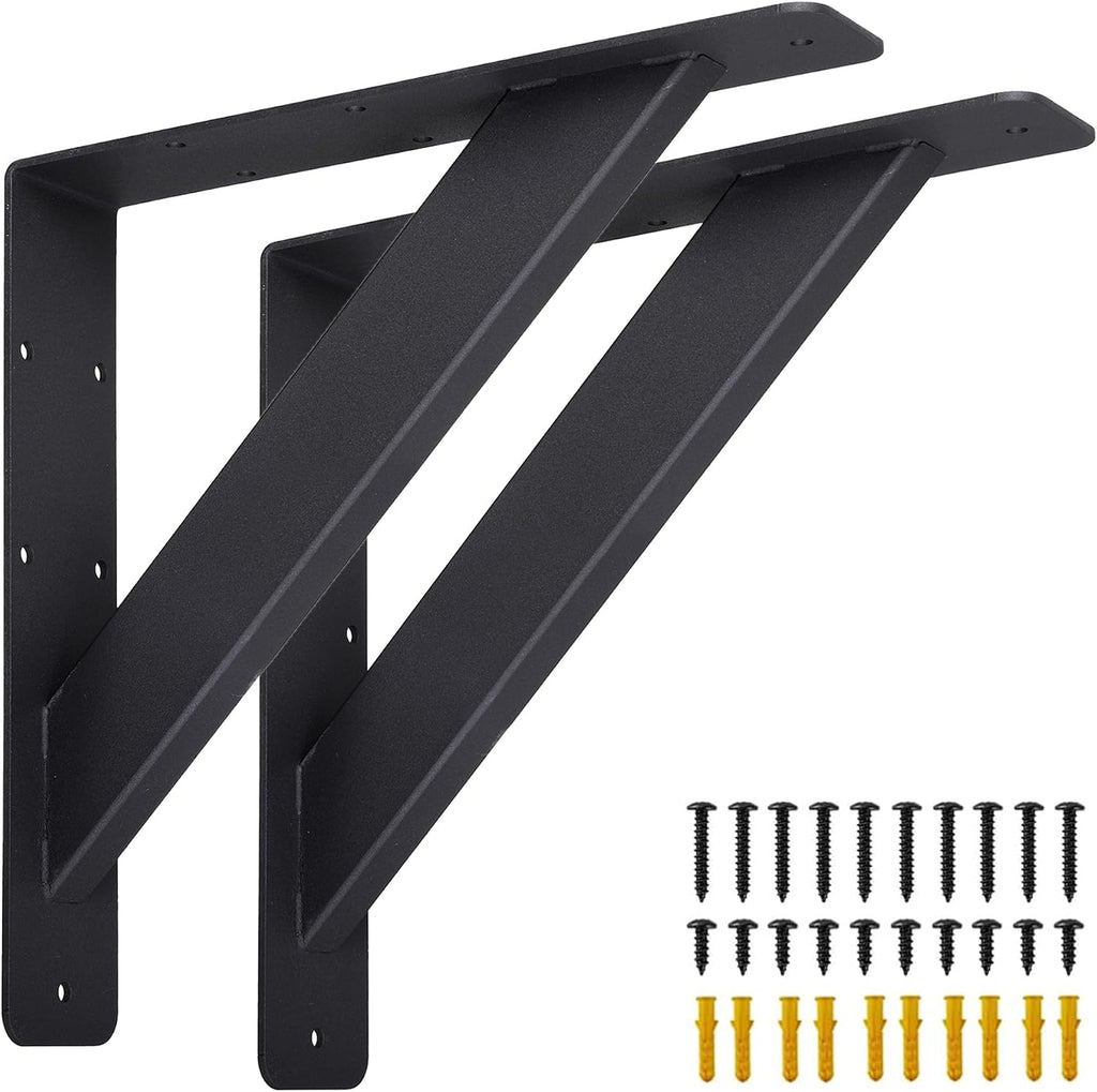 heavy duty shelf brackets countertop support brackets,10"x10"corbels shelf shown in use