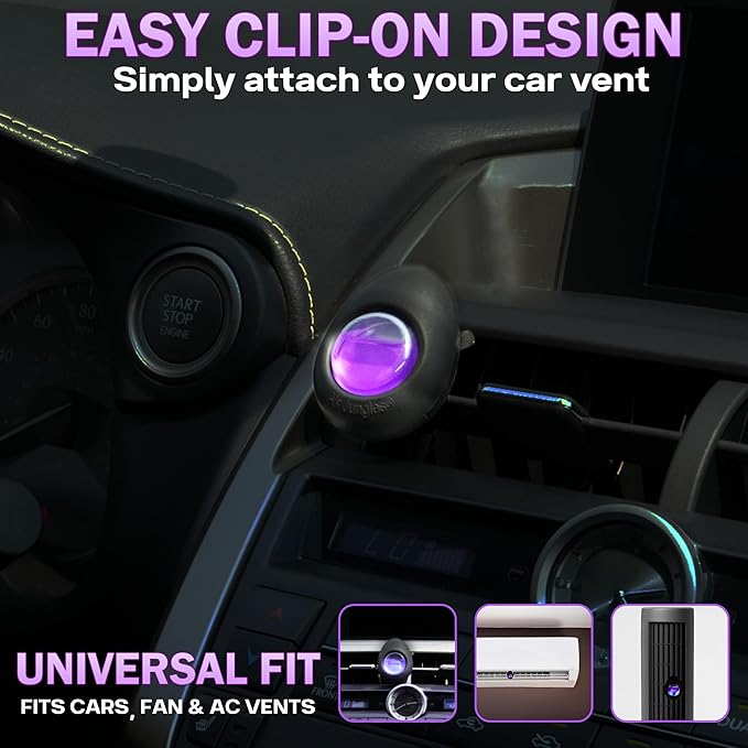 Air Jungles Car Air Freshener Vent Clip 4 Count, 4 ml Each, Long-Lasting Car - Image 5