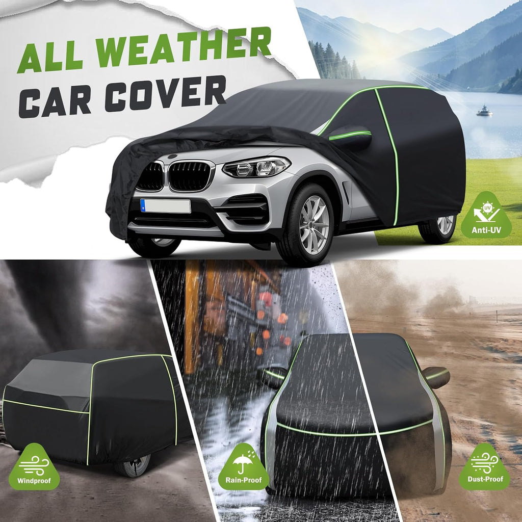 mixsuper liner 420d oxford car cover for b, side view
