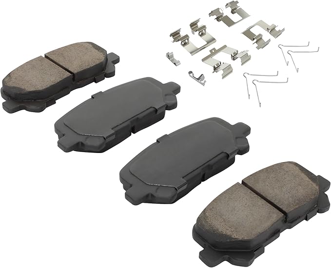 Premium Ceramic Rear Brake Pads Compatible - Image 2