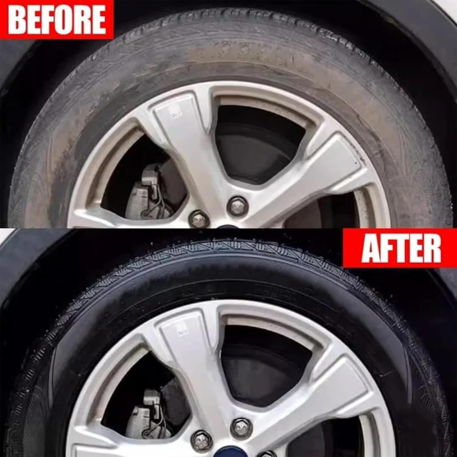Gel Abrillantador De Llantas De Larga DuracióN, Tyre Nourish Cream, Tire Coating Paste Rapid Acting, Premium Tire Coating & Trim Restorer, Long-Lasting TireShine Gelfor For Car Tires (3PCS)