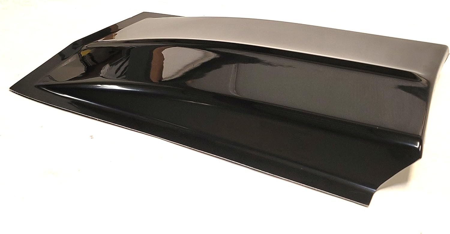 Cowl Induction Hood Scoop - 38" L x 4 ½" H x 24½" W SC-1145 - Fiberglass - Black - Unlimited Products