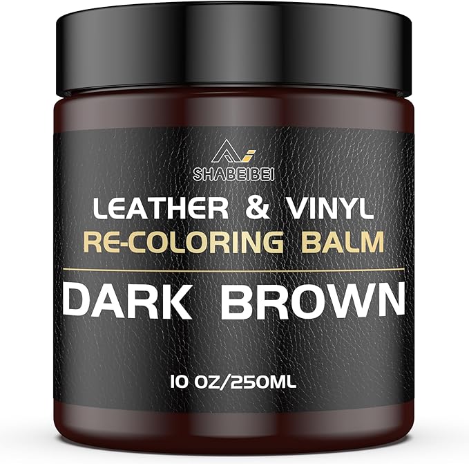 Leather Recoloring Balm, 10oz Leather Color Restorer Leather Repair Kit by SHABEIBEI