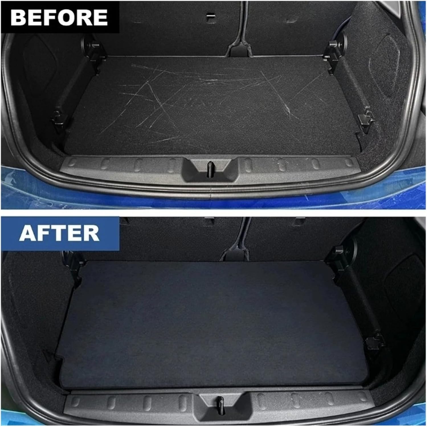 Suede Rear Trunk Pad Cargo Liner Mat Cover, Compatible for Mini Cooper S F65 F66 2024-2025(for mini f66)