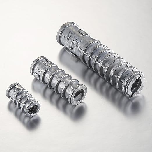 Wensilon 5/16 * 1-3/4 Lag Shield Anchor Long Zinc Alloy Bolts Concrete Anchors - Image 5