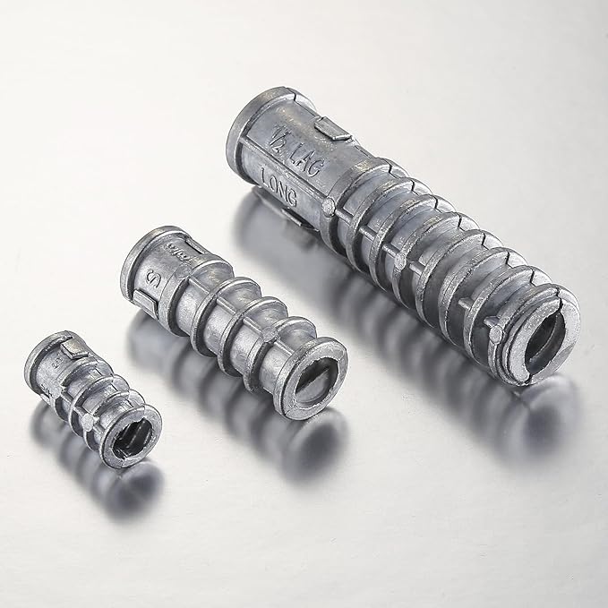 Wensilon 1/4 * 1 Lag Shield Anchor Long Zinc Alloy Bolts Concrete Anchors - Image 2