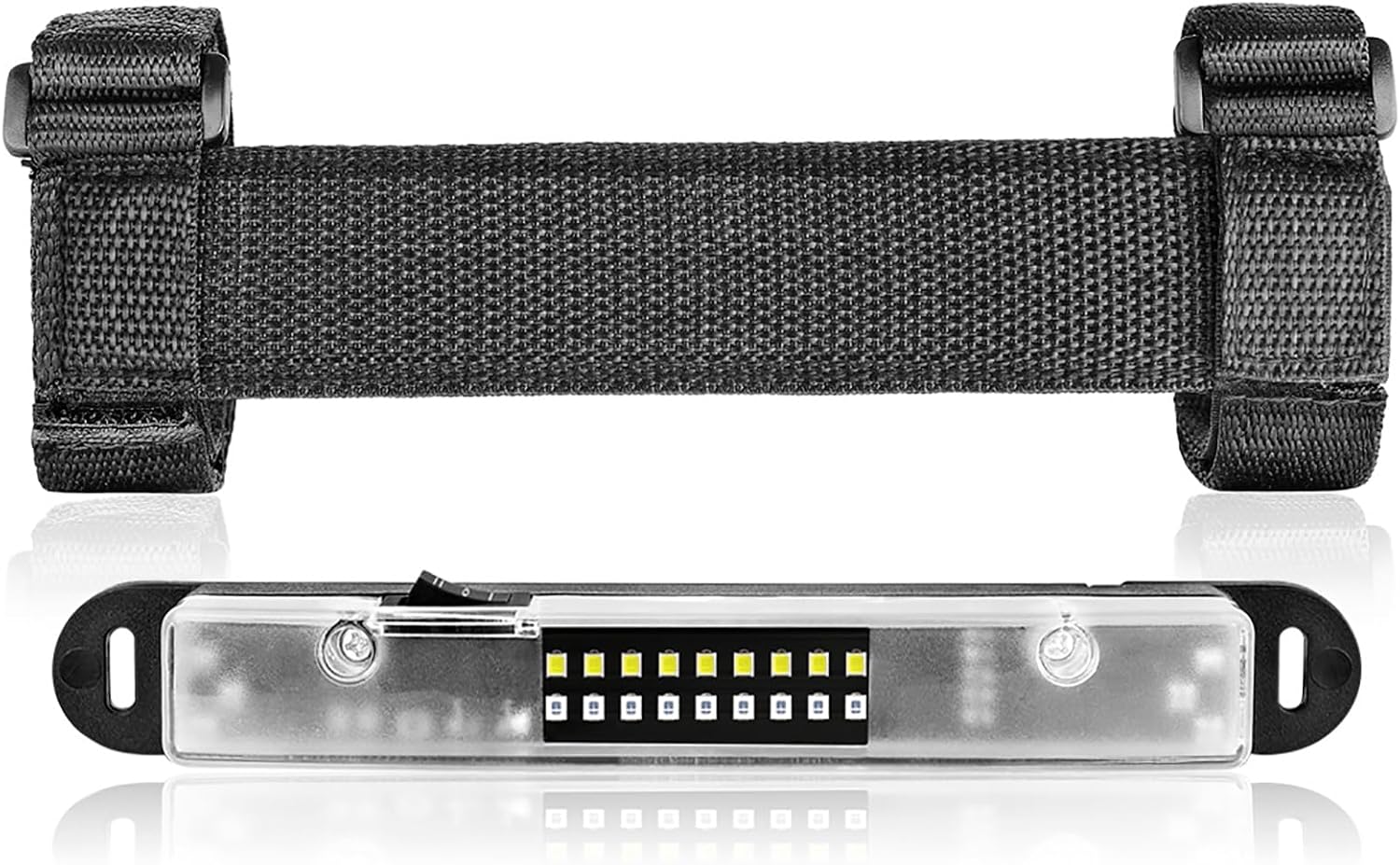 Off Road UTV Roof Light for Tracker 800SX LE 2021-2026, with Adjustable Strap, Work Light for Trail Riding Camping Hunting Headlight for Roll Bar