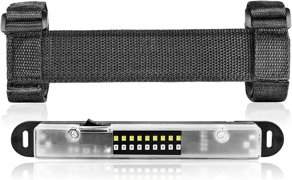 Off Road UTV Roof Light for Tracker 600 2024-2026, with Adjustable Strap, Work Light for Trail Riding Camping Hunting Headlight for Roll Bar