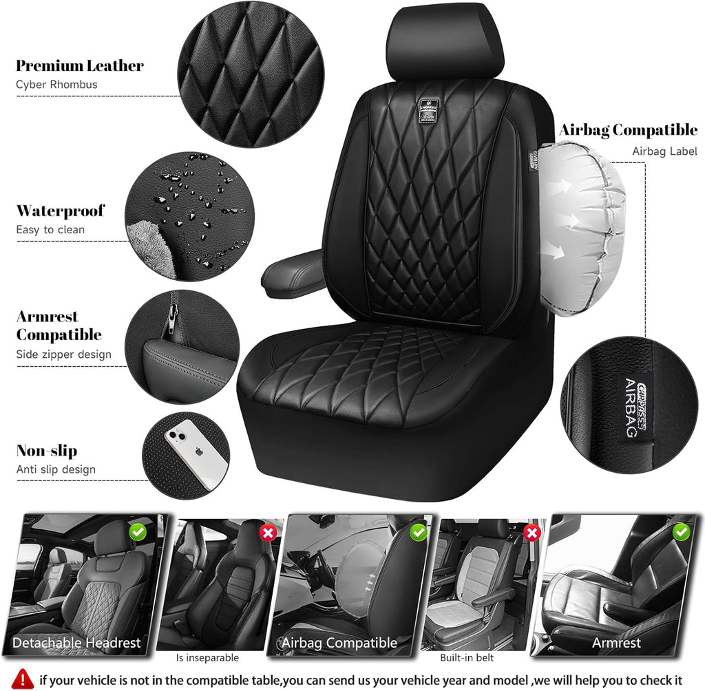 car pass piping luxury faux pu leather two, close-up detail