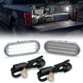 2PCS LED Truck Bed Lights With Wiring Harness, 40-SMD Truck Bed Cargo Lamp Compatible with Ford 2015-2024 F150, 2017-2024 F150 Raptor F250 F350 Super Duty, 6000K White