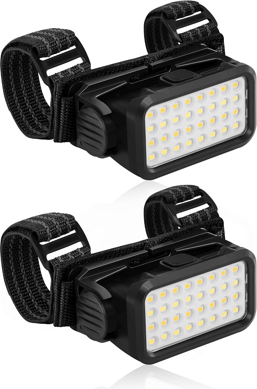 ZIDIYIRUO UTV Dome Lights, 32pcs LED Chips Type-C Rechargeable UTV Interior Light Compatible with Polaris RZR Ranger Can-Am Maverick Honda Talon 1.25"-2.0" Roll Bar Cage Roof Lights (2 Packs)