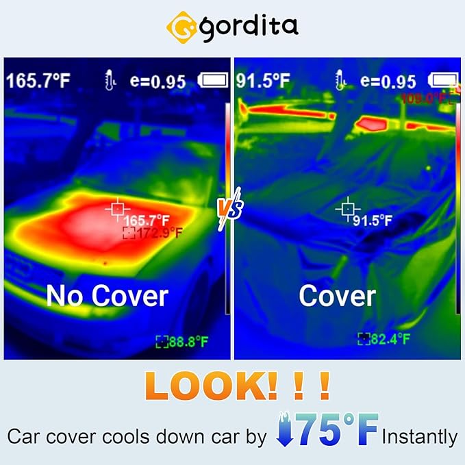 Car Cover Waterproof All Weather, GORDITA Full Exterior Covers - Image 2