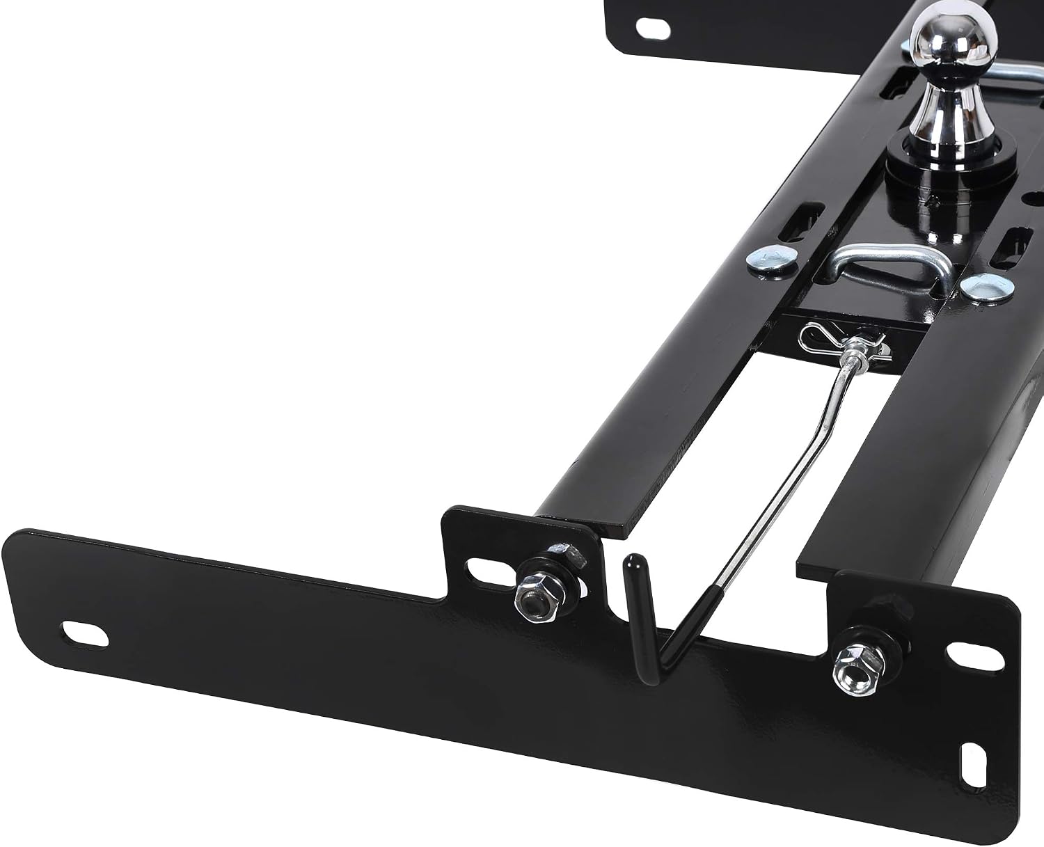 ECOTRIC Gooseneck Trailer Hitch System Compatible with 2004-2014 Ford F150 Under Bed Trailer Hitch System Complete Kit