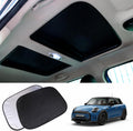 2pcs Foldable Sunroof Shade Sunshade Heat Isolate fit for Mini Cooper, Clubman & Countryman R56 All Years Black