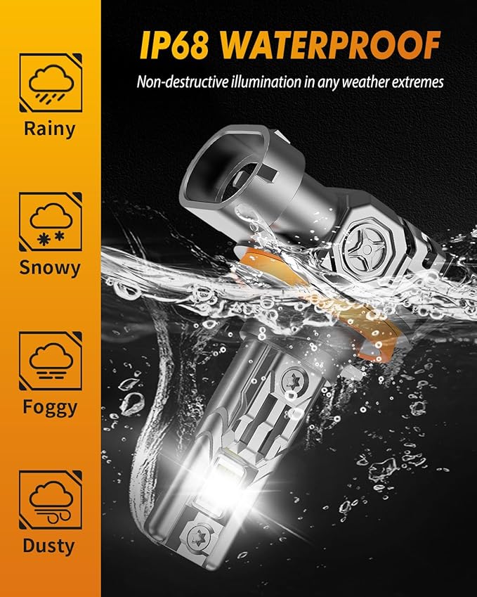 FAHREN 2025 Upgraded H11/H9/H8 LED Bulbs, 60000LM 1000% Ultra-Bright, Real 1:1 - Image 7