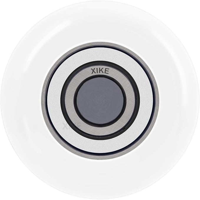 XiKe 12 Pack White 2" Nylon Garage Door Roller 4" Stem, Quiet/Durable and High - Image 3