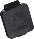 Mopar 1 Pack 82208455AB Hitch Plug, 2", Black, Logo