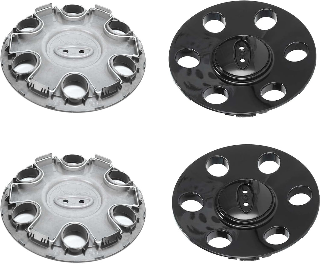 4Pcs Wheel Center Cap for 2009-2014 F150 2010-2014 Expedition Wheel Rim 181.6mm(7.15in) Gloss Black Hub Cap Wheel Cover
