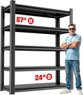 Metal Garage Shelving – 5 Shelf Heavy Duty Storage Rack