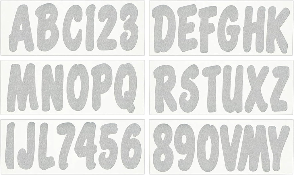 Hardline Products Series 200 Factory Matched 3-Inch Boat & PWC Registration Number Kit - SIL200EC