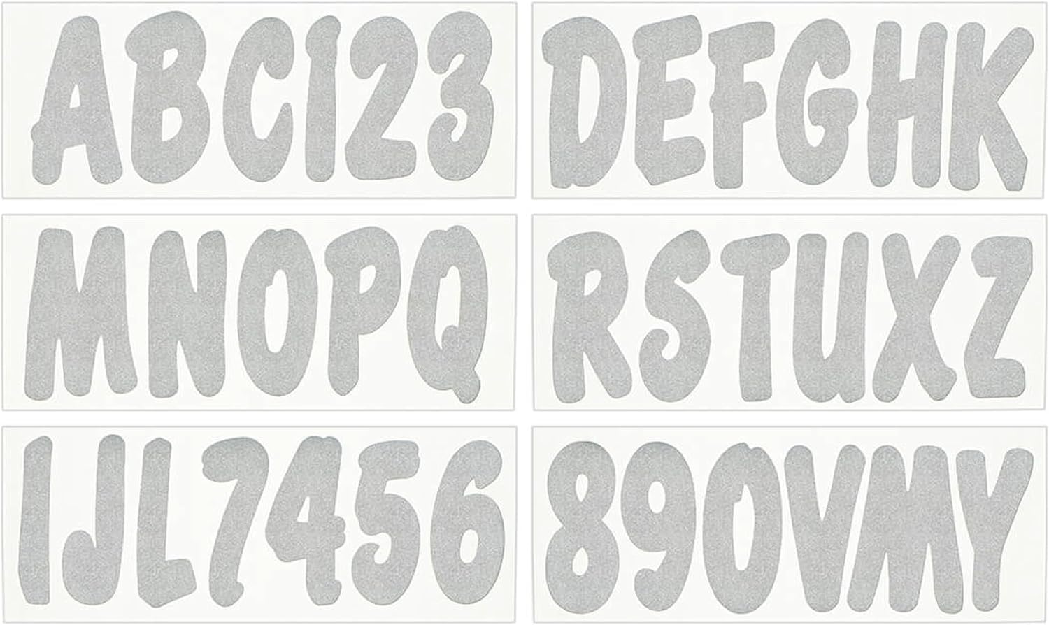 Hardline Products Series 200 Factory Matched 3-Inch Boat & PWC Registration Number Kit - SIL200EC