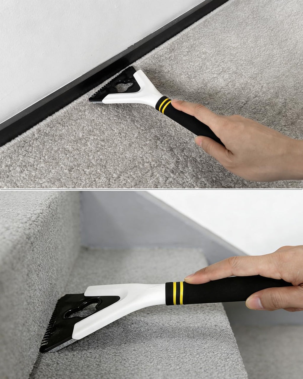 Carpet Knee Kicker Tool Kit with Carpet Tucker, Stretcher Tools for Carpet Stretching and Tucking with Anti-slip Gloves for Carpet Installation Work