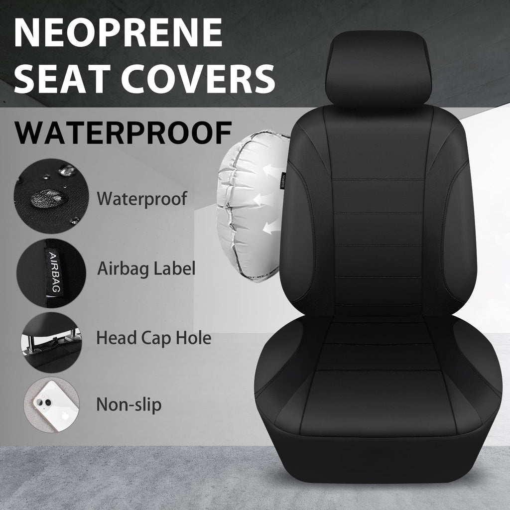 car pass neoprene eva waterproof car seat covers, close-up detail