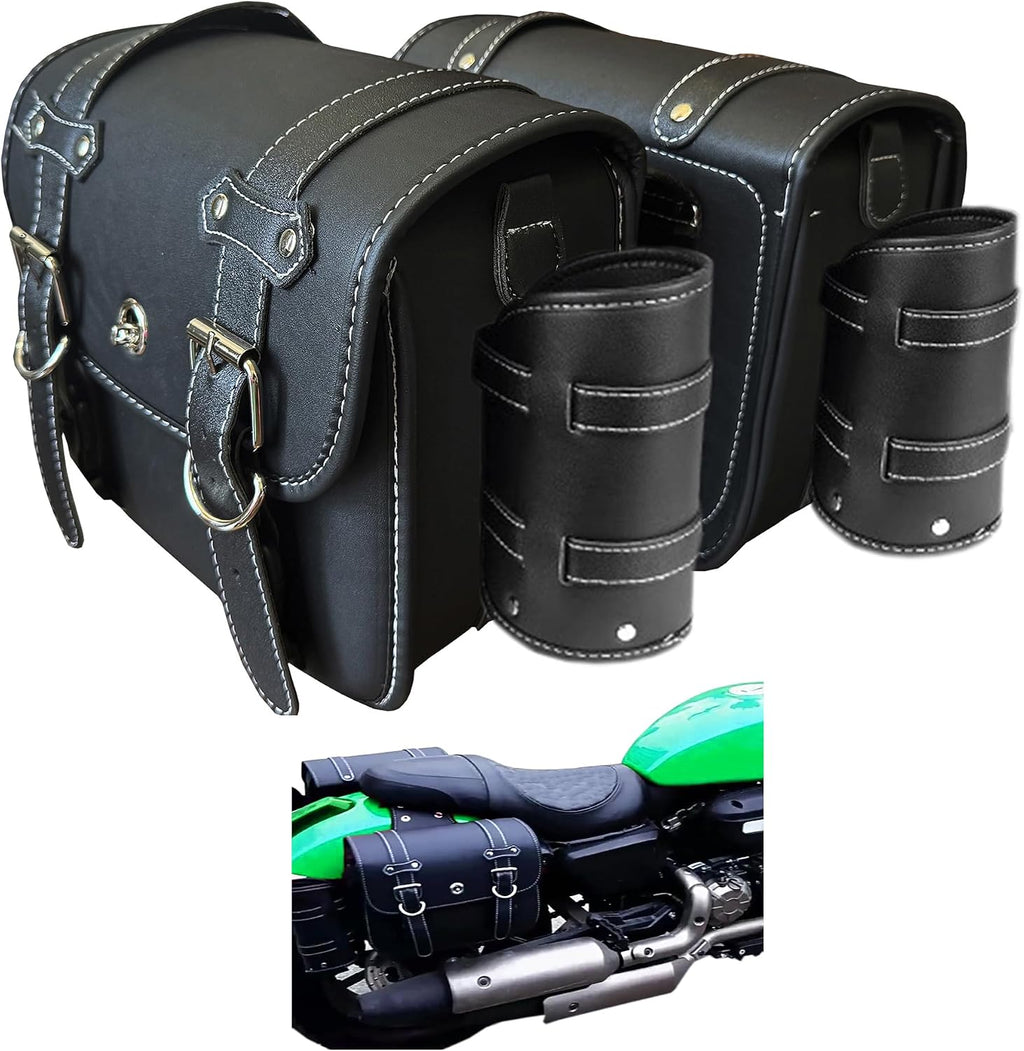 Motorcycle Saddlebags, Scooter Powersports Leather Saddle Bags Motorcycles
