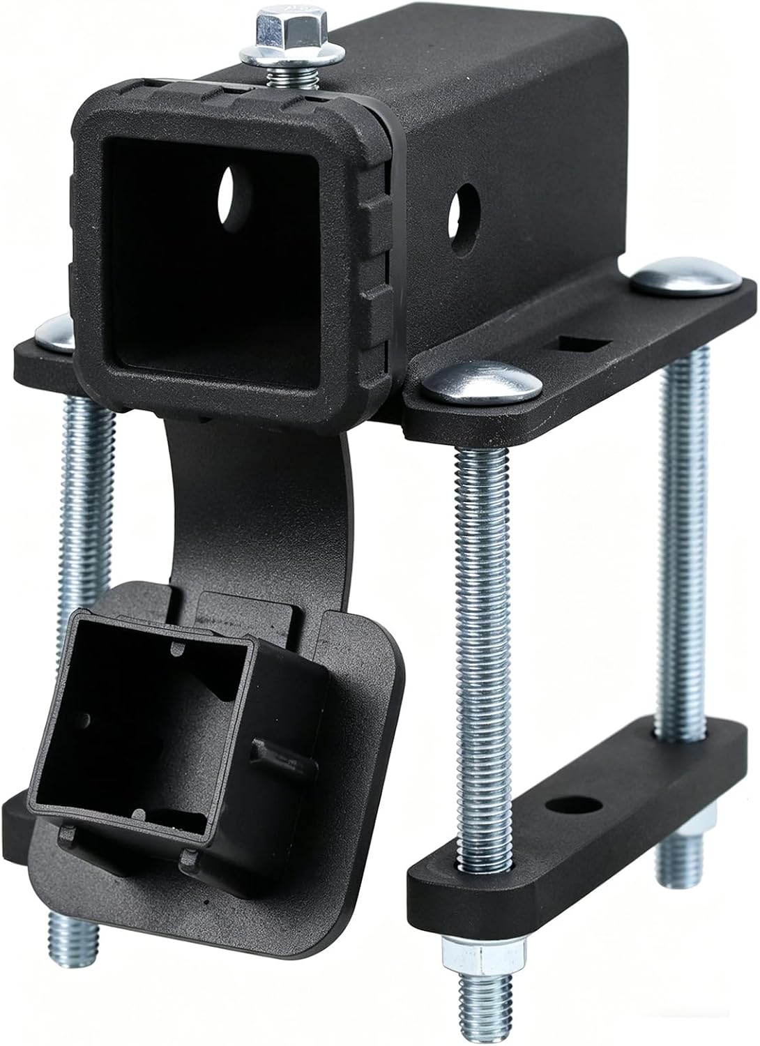 RV Bumper Hitch Receiver with Hitch Cover, Fits Various Beams
