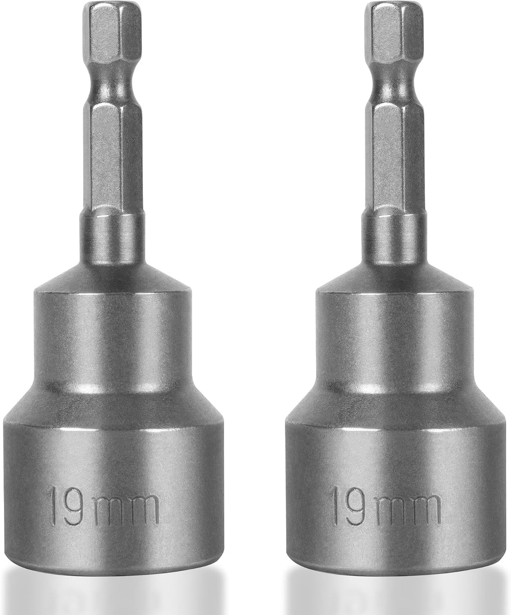 TONDA RV Scissor Jack Socket, Camper Travel Trailer Drill Adapter, Works with 3/4 inch or 19mm Hex Drive Jacks, 1/4 Inch Hex Shank, 2 Pack