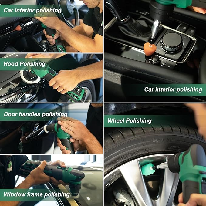 BATOCA S4 Cordless Car Buffer Polisher Rotary Polisher & Dual Action Polisher - Image 6
