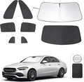 TINGLU Window Shades for Mercedes Benz C Class W205 C250 C300 C400 2015-2021 by TINGLU