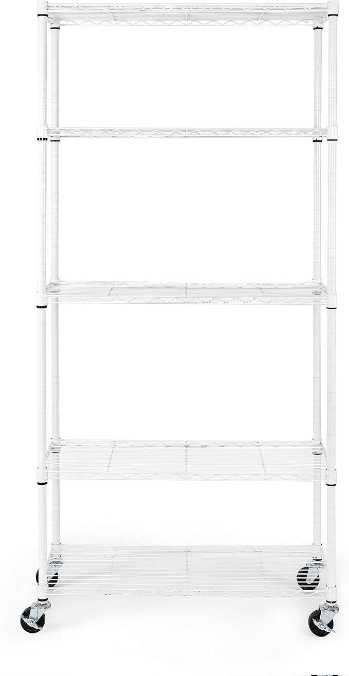 Seville Classics UltraDurable Heavy Duty NSF Solid Steel Wire Rack Storage Unit - Image 2