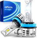 Marsauto Fog Bulbs for Off-Road Use, H11/H8/H9/H16 50000LM 1200% H11 Powersports Bulbs with Cooling Fan, Plug-N-Play, Pack of 2, Tail Light