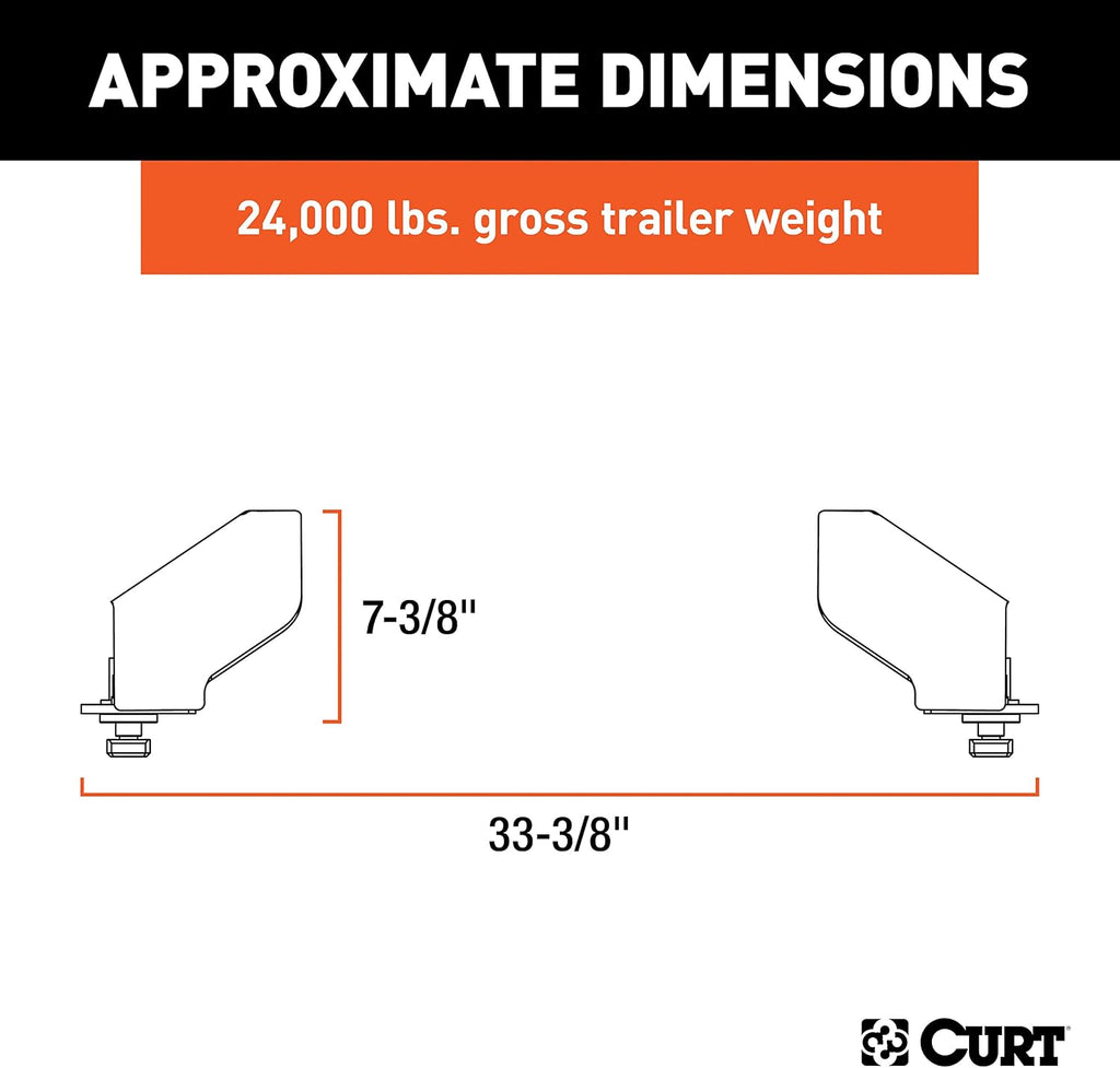 CURT Manufacturing 16017 Heavy Duty OEM Compatible 5th Wheel Leg Kit