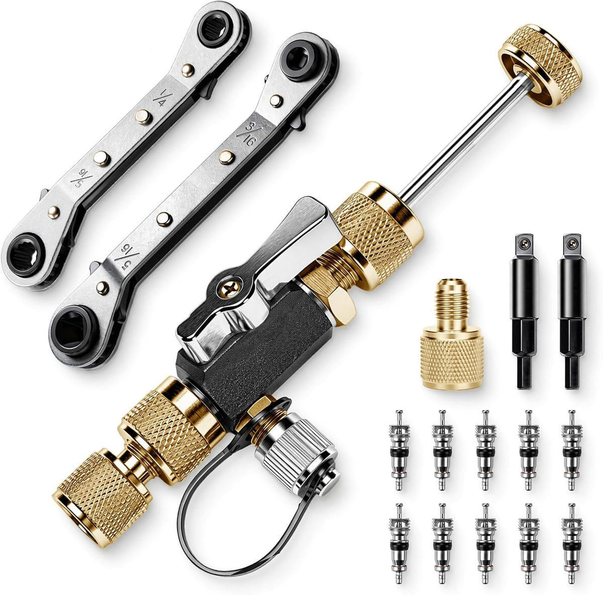 hvac valve core removal tool,hvac service wrench set, main product view