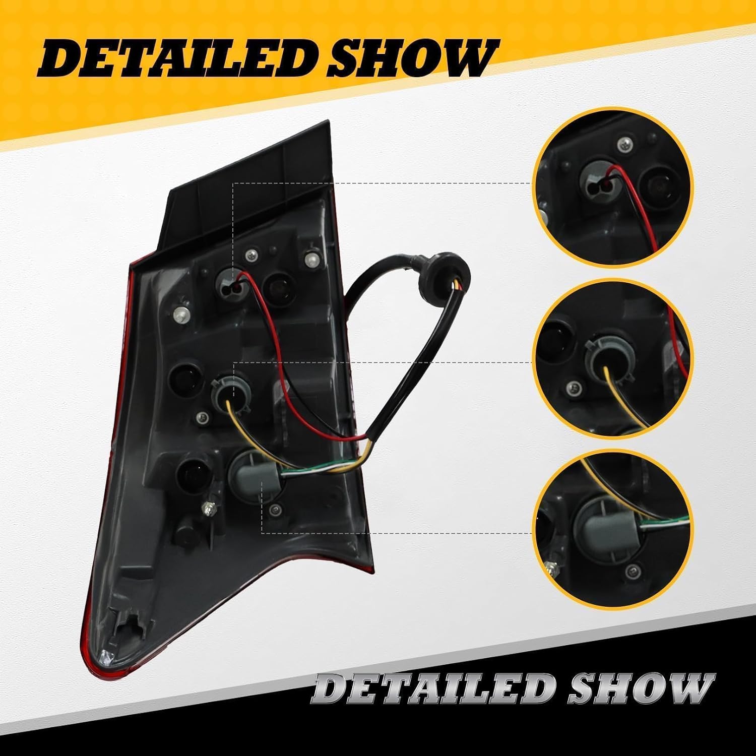 Right Outer Tail Light Assembly Compatible with Sentra 2013-2015 | W/Bulbs Passenger Side Rear Tail Lamp Taillight NI2805100 265503SG0A 26550-3SG0A