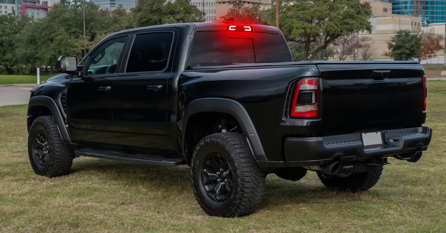 LED Third Brake Light Smoked Compatible with 2019-2026 RAM 1500 Rear High Mount 3rd Brake Lights (NOT for Classic/TRX/Camera model)
