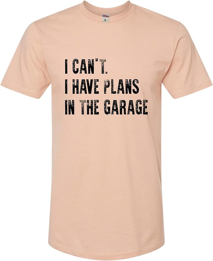 Go All Out Adult I Can't I Have Plans in The Garage Funny Dad Gift Deluxe Soft by GoAllOut