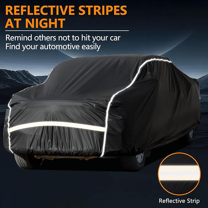 Pickup Truck Cover Waterproof All Weather, Outdoor Sun UV Rain Pickup Protection - Image 3