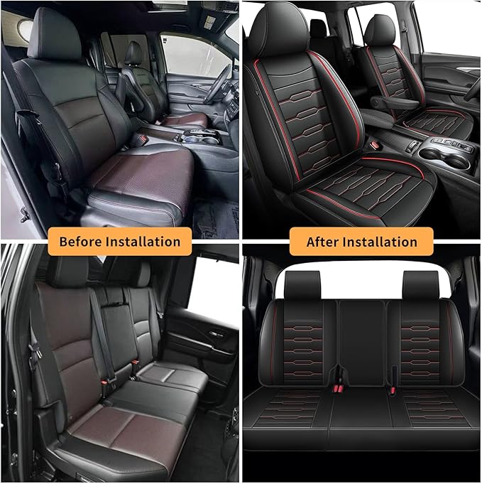 Seat Covers Fit for Honda Ridgeline 2006-2024 2025: Crew Cab 5 Seats Car Seat - Image 7