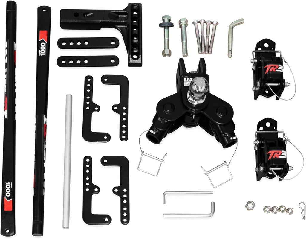 Camco Eaz-Lift TR3 Weight Distribution Hitch Kit with Dynamic Sway Control, 1000 lb