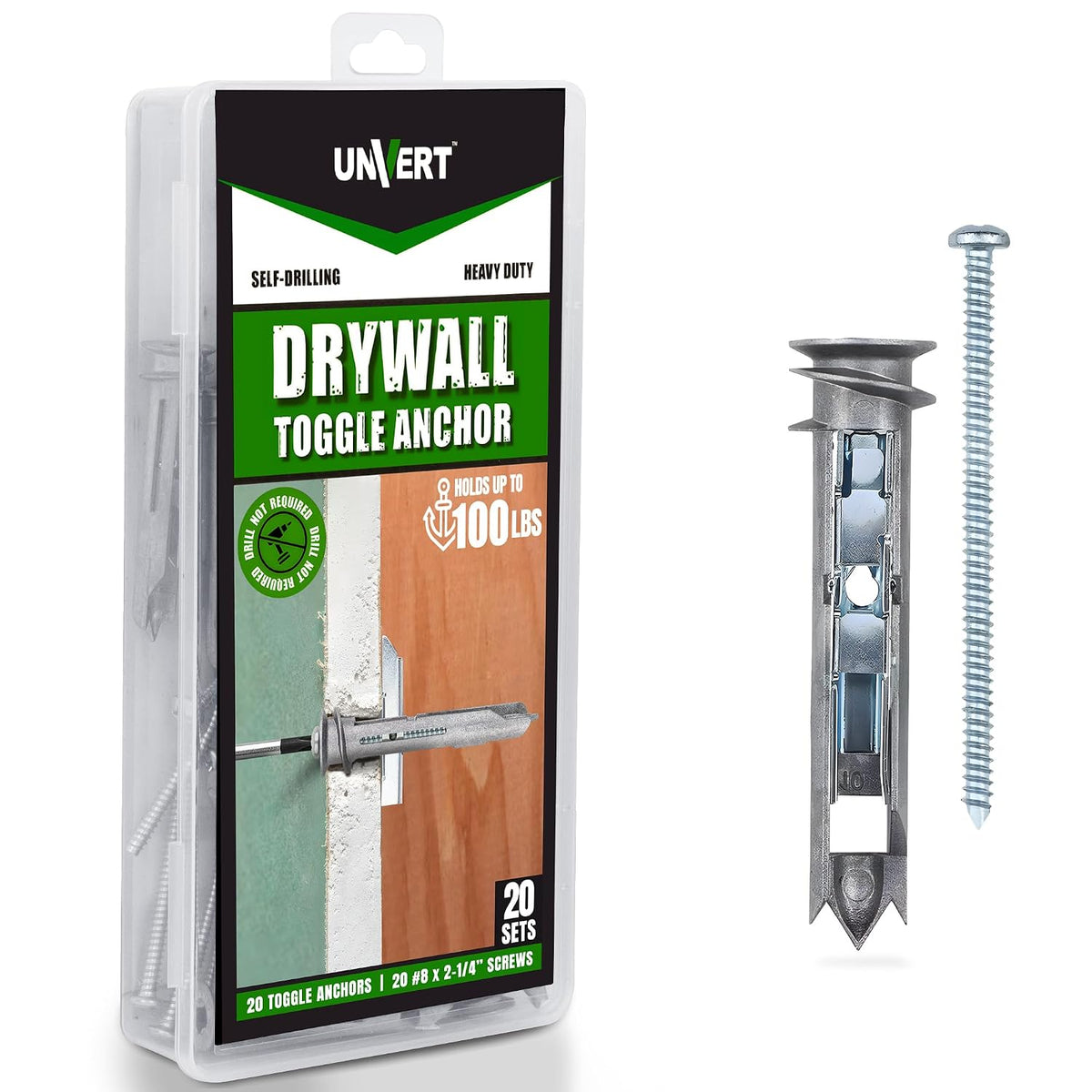 heavy duty drywall anchors - self drilling ez, main product view