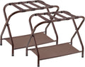 Heybly Luggage Rack, Steel Folding Suitcase Stand