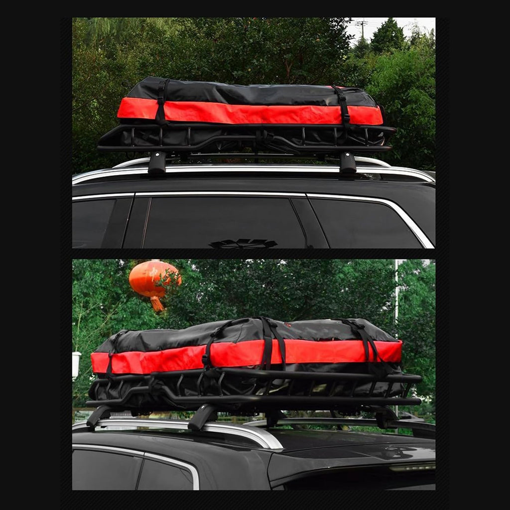 Extra Large Roof Top Luggage Bag for Vehicles 112x87x44cm Including Grip Pad and Secure Straps Camping Roof Storage