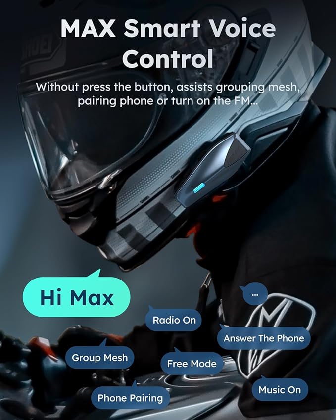 S1 Motorcycle Bluetooth Headset - Image 4