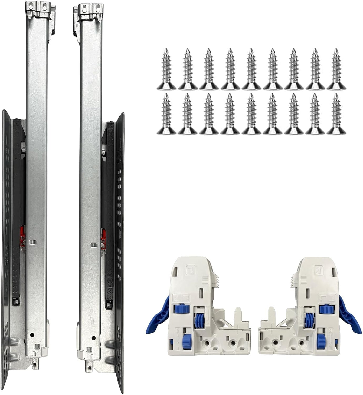 6 pair 16 inch (400mm) undermount soft close, main product view