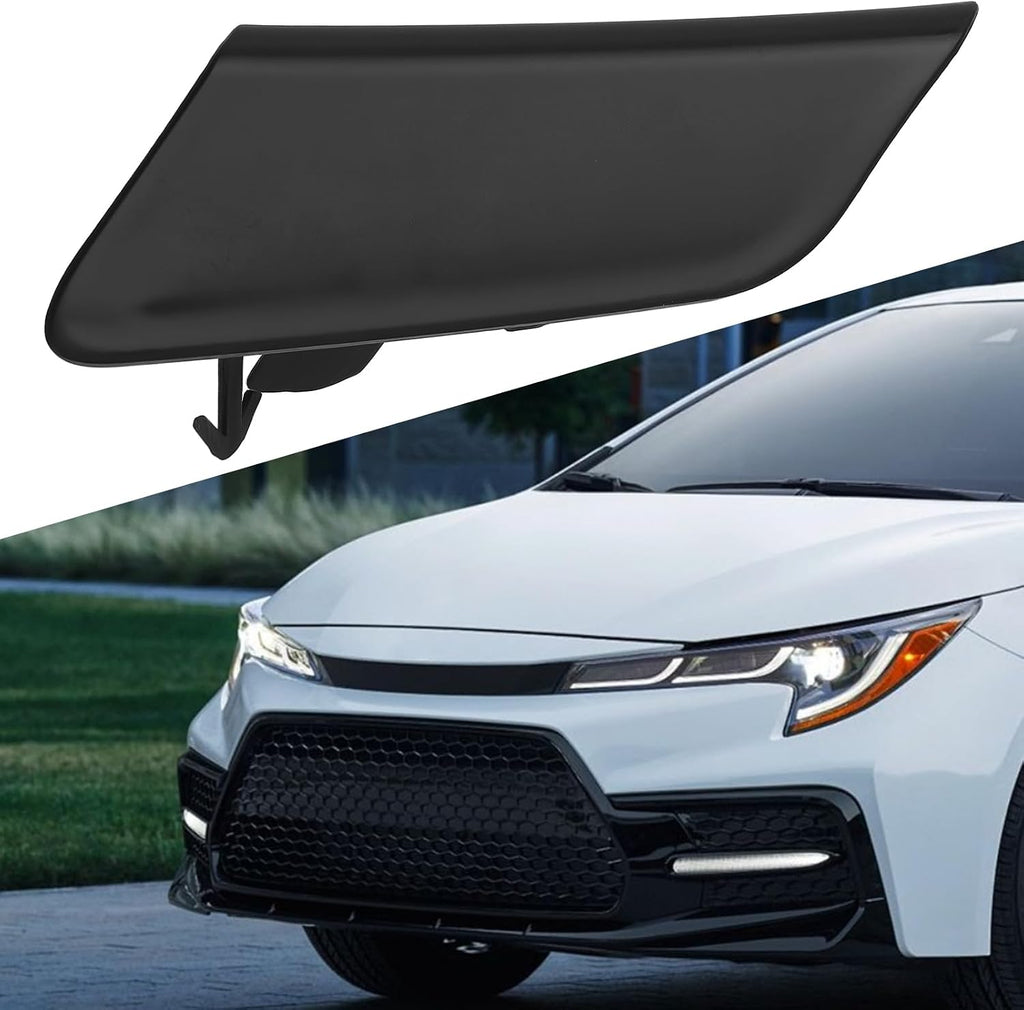 Front Bumper Tow Hook Cover 5212812320 Compatible with Corolla LE XLE 2020-2021